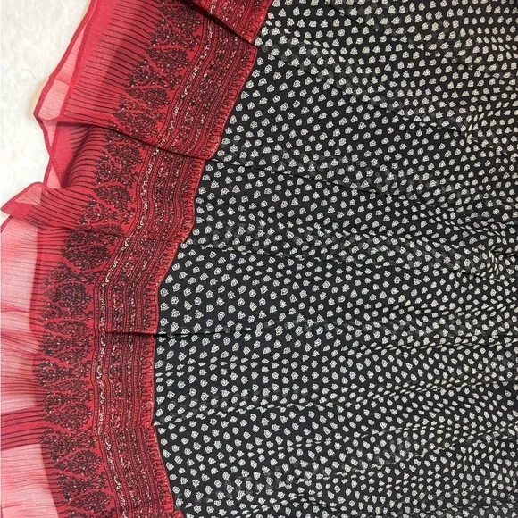 Anne Klein Cream Linen Blazer Pleated Skirt Set - Picture 9 of 9